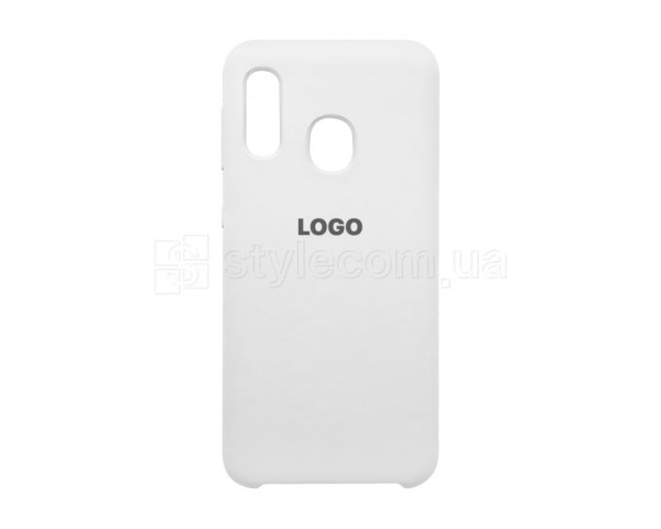 Чехол Original Silicone для Samsung Galaxy A20e/A202 (2019) white (09)