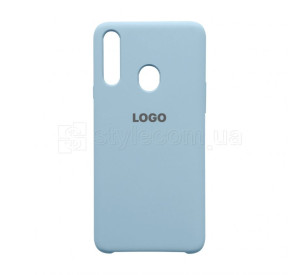 Чохол Original Silicone для Samsung Galaxy A20s/A207 (2019) light blue (05)