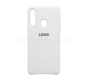 Чохол Original Silicone для Samsung Galaxy A20s/A207 (2019) white (09)
