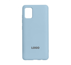 Чохол Original Silicone для Samsung Galaxy A41/A415 (2020) light blue (05)