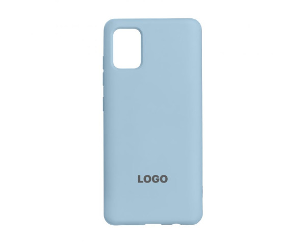 Чохол Original Silicone для Samsung Galaxy A41/A415 (2020) light blue (05)