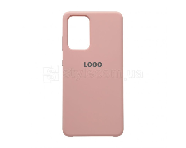 Чехол Original Silicone для Samsung Galaxy A52 4G/A525 (2021) light pink (12)