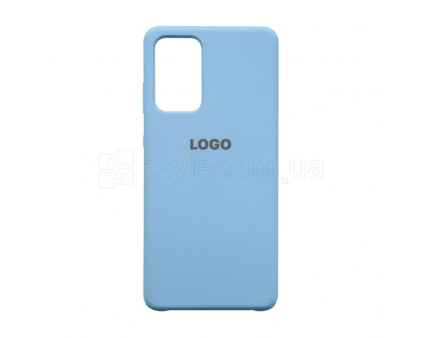 Чехол Original Silicone для Samsung Galaxy A72/A725 (2021) light blue (5)