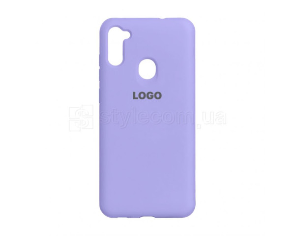 Чехол Original Silicone для Samsung Galaxy M11/M115 (2020) elegant purple (26)
