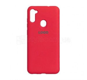 Чохол Original Silicone для Samsung Galaxy M11/M115 (2020) red (14)