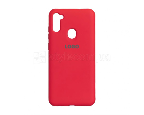 Чохол Original Silicone для Samsung Galaxy M11/M115 (2020) red (14)