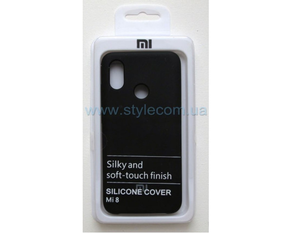 Чохол Original Silicone для Xiaomi Mi 8 black (18)
