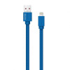 Кабель USB WALKER C755 Lightning blue