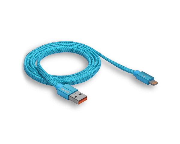 Кабель USB WALKER C755 Lightning blue