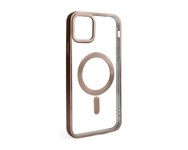 Чехол с функцией MagSafe для Apple iPhone 11 Pro Max brown (13) матовый
