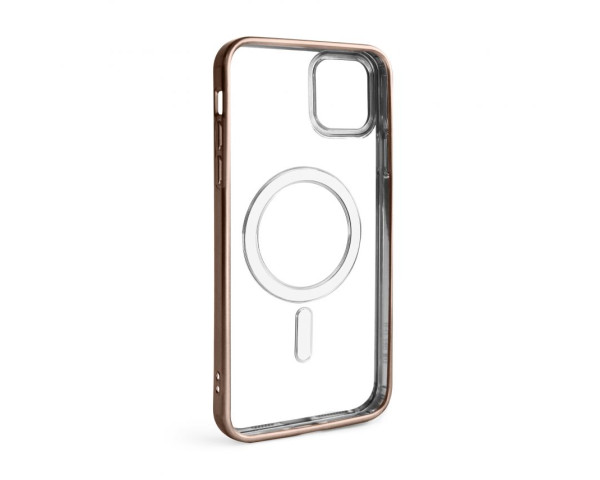 Чехол с функцией MagSafe для Apple iPhone 11 Pro Max brown (13) матовый