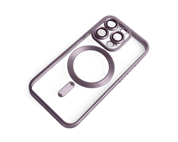 Чехол с функцией MagSafe для Apple iPhone 13 Pro violet (02) матовый