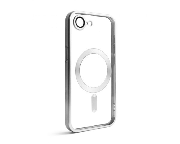 Чехол с функцией MagSafe для Apple iPhone 16e silver (10) матовый