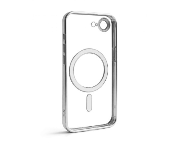 Чехол с функцией MagSafe для Apple iPhone 16e silver (10) матовый