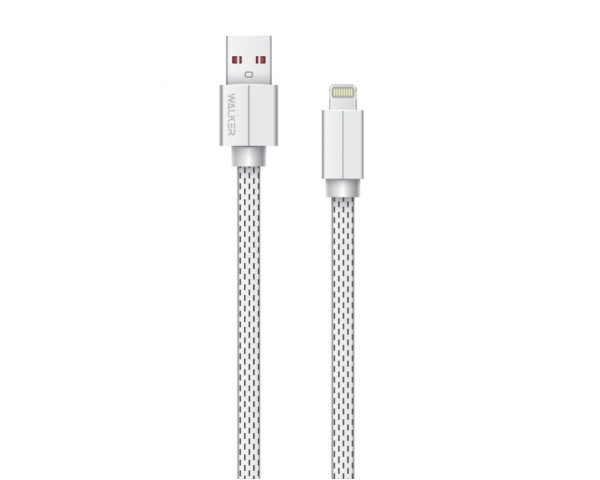 Кабель USB WALKER C755 Lightning white
