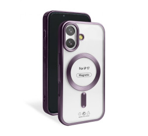 Чехол с функцией MagSafe для Apple iPhone 17 violet (02) матовый