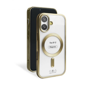 Чохол із функцією MagSafe для Apple iPhone 17 gold (03) матовий