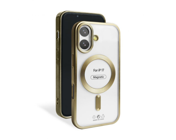 Чохол із функцією MagSafe для Apple iPhone 17 gold (03) матовий