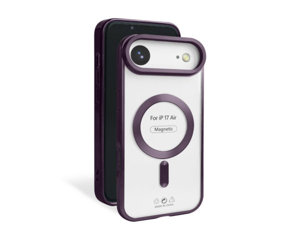 Чохол із функцією MagSafe для Apple iPhone 17 Air violet (02) матовий