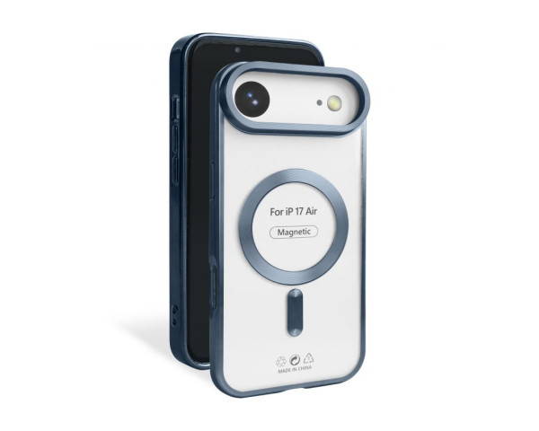 Чохол із функцією MagSafe для Apple iPhone 17 Air blue (04) матовий