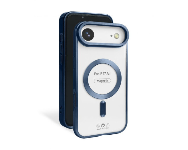 Чохол із функцією MagSafe для Apple iPhone 17 Air dark blue (07) матовий