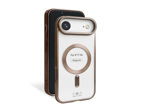 Чохол із функцією MagSafe для Apple iPhone 17 Air brown (13) матовий