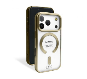 Чохол із функцією MagSafe для Apple iPhone 17 Pro gold (03) матовий