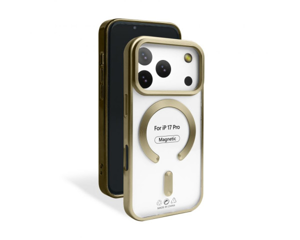 Чохол із функцією MagSafe для Apple iPhone 17 Pro gold (03) матовий
