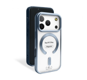 Чохол із функцією MagSafe для Apple iPhone 17 Pro blue (04) матовий