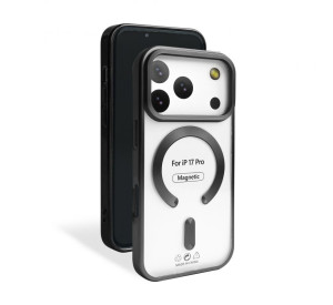 Чехол с функцией MagSafe для Apple iPhone 17 Pro black (09) матовый