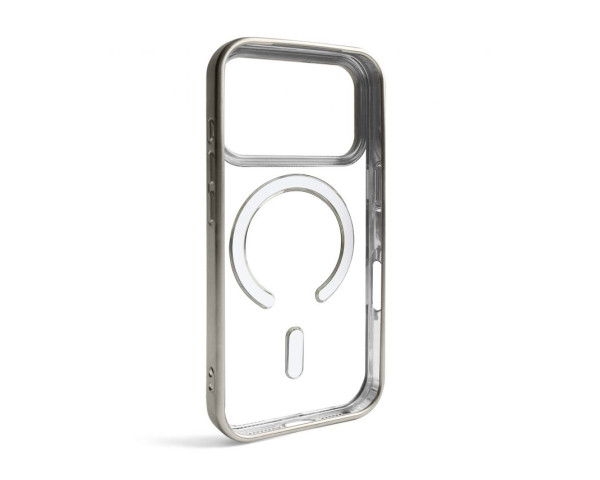 Чехол с функцией MagSafe для Apple iPhone 17 Pro grey (12) матовый