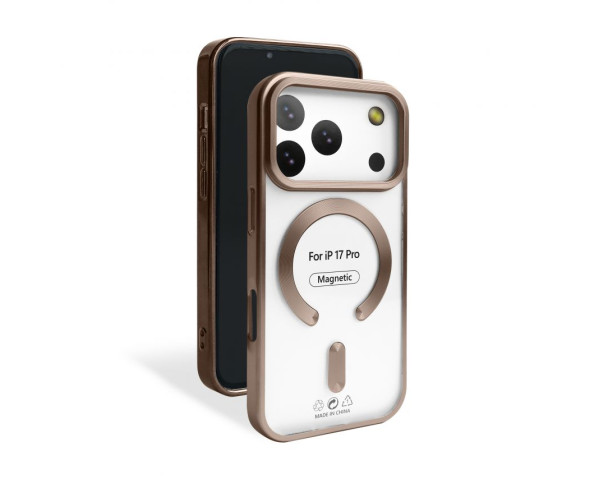 Чохол із функцією MagSafe для Apple iPhone 17 Pro brown (13) матовий