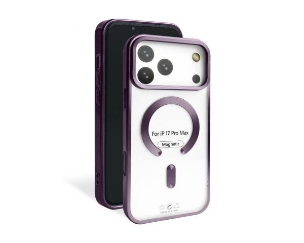 Чохол із функцією MagSafe для Apple iPhone 17 Pro Max violet (02) матовий