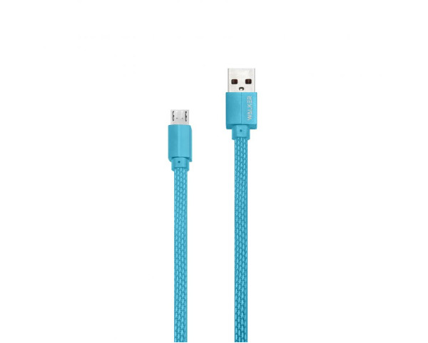 Кабель USB WALKER C755 Micro blue