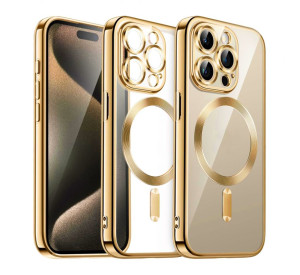 Чохол з функцією MagSafe для Apple iPhone 17 Pro Max gold (03)