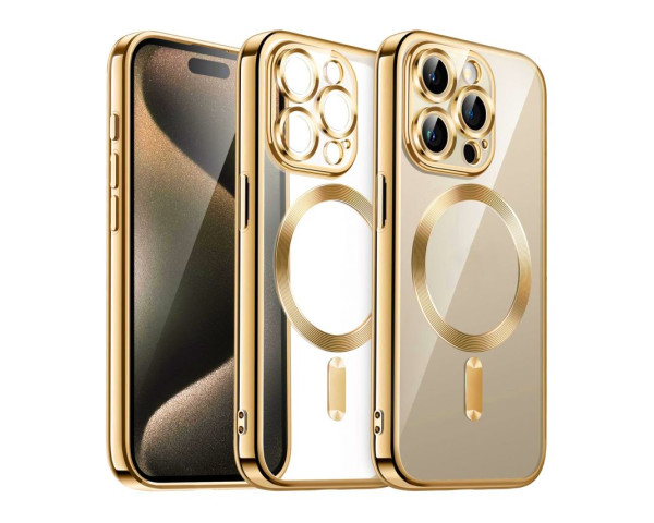 Чохол з функцією MagSafe для Apple iPhone 17 Pro Max gold (03)