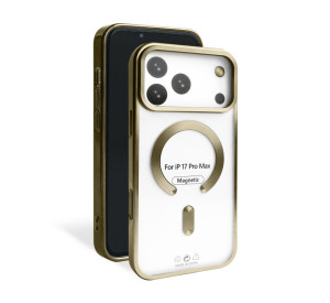 Чохол із функцією MagSafe для Apple iPhone 17 Pro Max gold (03) матовий