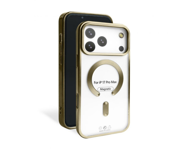 Чохол із функцією MagSafe для Apple iPhone 17 Pro Max gold (03) матовий