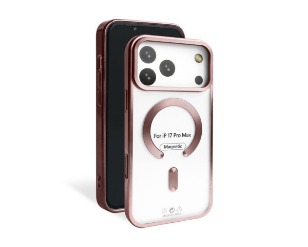 Чехол с функцией MagSafe для Apple iPhone 17 Pro Max pink (06) матовый