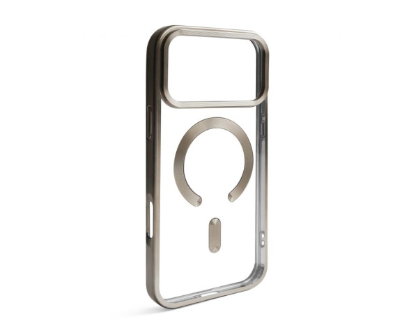 Чехол с функцией MagSafe для Apple iPhone 17 Pro Max grey (12) матовый