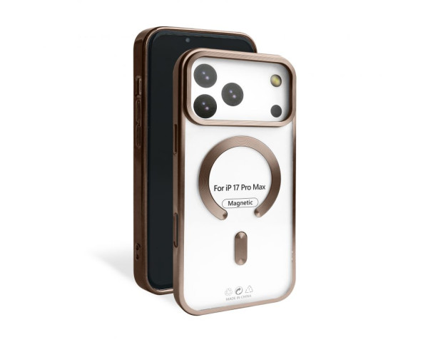 Чохол із функцією MagSafe для Apple iPhone 17 Pro Max brown (13) матовий