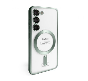 Чехол с функцией MagSafe для Samsung Galaxy S23/S911 (2023) mint-green (05) матовый