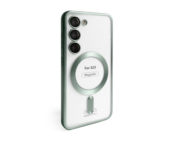 Чехол с функцией MagSafe для Samsung Galaxy S23/S911 (2023) mint-green (05) матовый