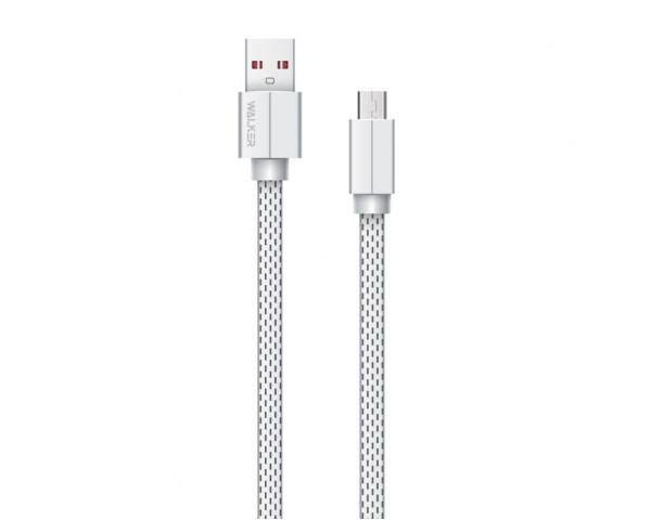 Кабель USB WALKER C755 Micro white