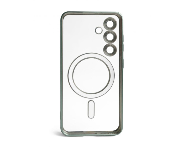 Чехол с функцией MagSafe для Samsung Galaxy S24/S921 (2024), S25/S931 (2025) mint-green (05) матовый