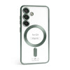Чехол с функцией MagSafe для Samsung Galaxy S24/S921 (2024), S25/S931 (2025) mint-green (05) матовый