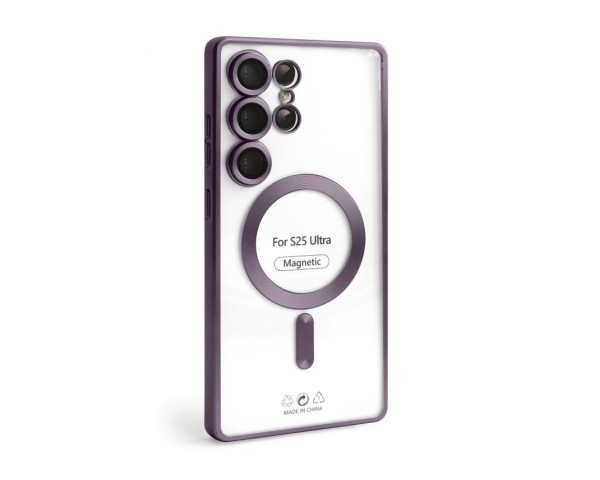 Чехол с функцией MagSafe для Samsung Galaxy S25 Ultra/S938 (2025) violet (02) матовый