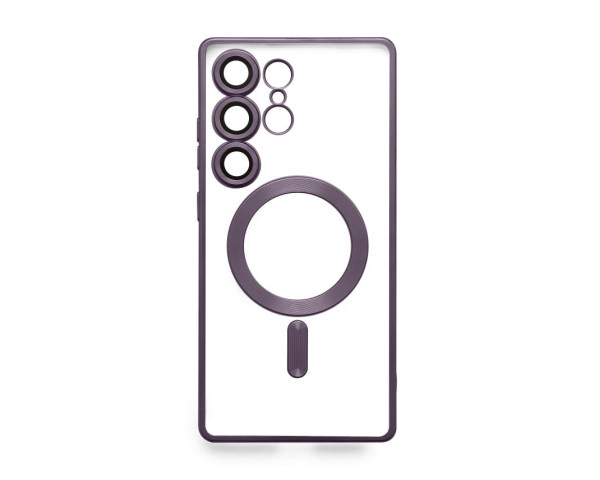 Чехол с функцией MagSafe для Samsung Galaxy S25 Ultra/S938 (2025) violet (02) матовый
