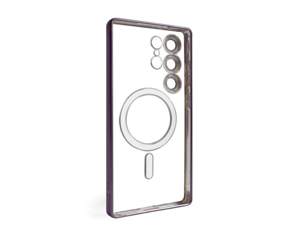 Чехол с функцией MagSafe для Samsung Galaxy S25 Ultra/S938 (2025) violet (02) матовый