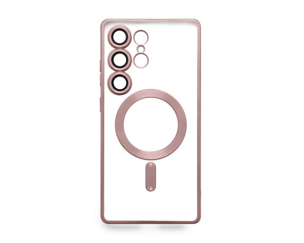 Чехол с функцией MagSafe для Samsung Galaxy S25 Ultra/S938 (2025) pink (06) матовый